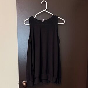 Z Supply Black Relaxed Ribbed Tank